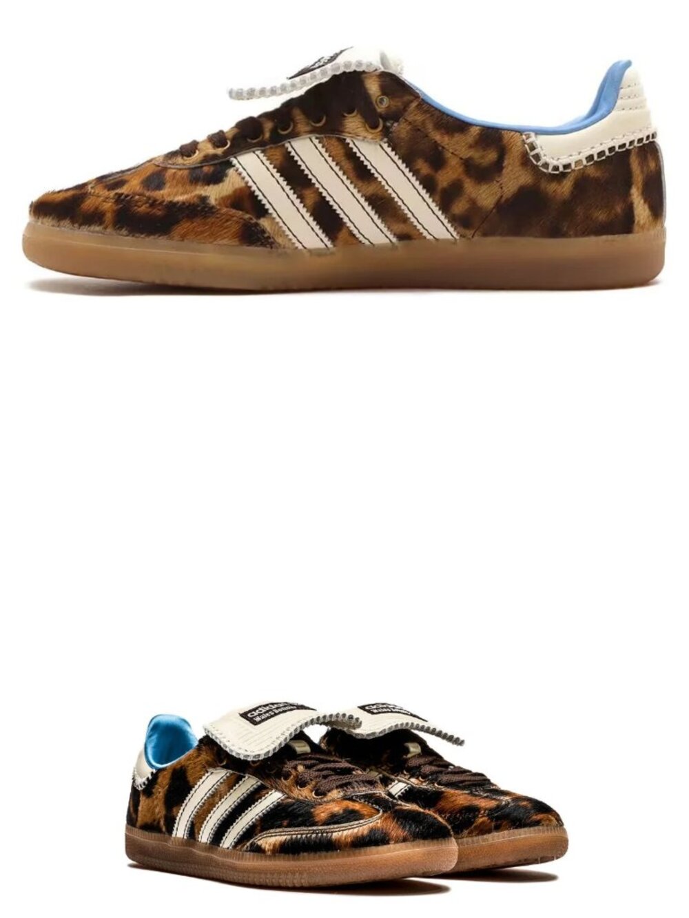Adidas x Wales Bonner Samba Pony Leopard Nubuck - IE0578 Size: 7.5 NWB